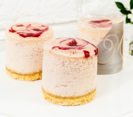 .SP Strawberry Swirl Cheesecake [GF]