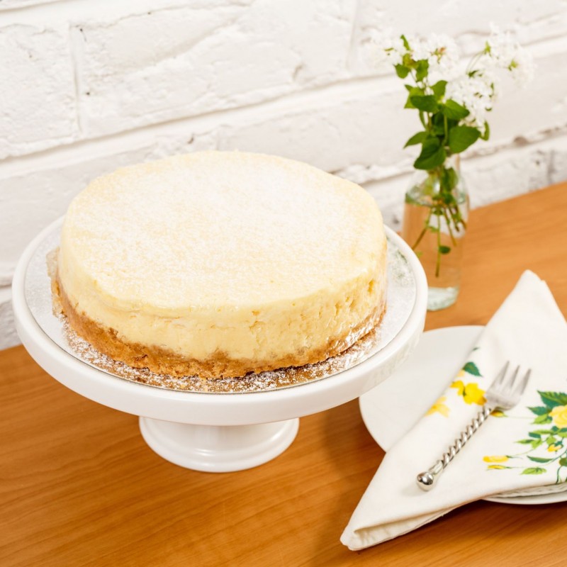 8" Plain Baked Cheesecake